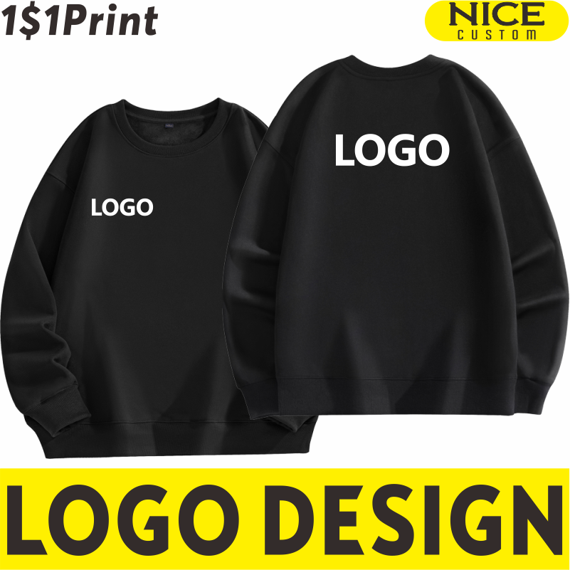 Embroidery Design Logo - Fashion Men Women Plush Warm Sweatshirt
