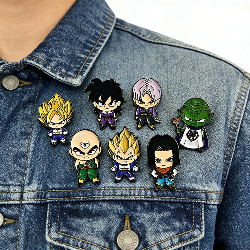 7pcs Set Cute Manga Brooches f - Embroidery Reddit recension och pris