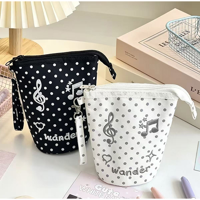 Kawaii Polka Dot Music Note Em - Embroidery Bag recension och pris