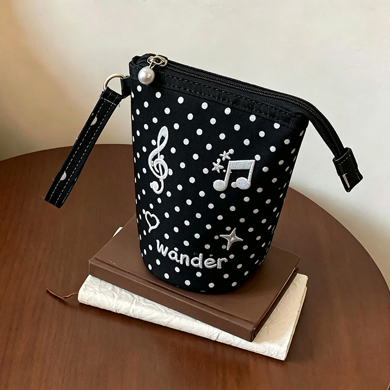 Kawaii Polka Dot Music Note Em - Embroidery Bag recension och pris