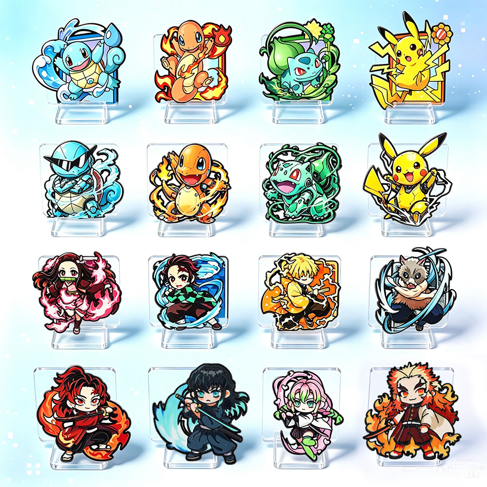 8Pcs Anime Demon Slayer Enamel - Embroidery Reddit recension och pris