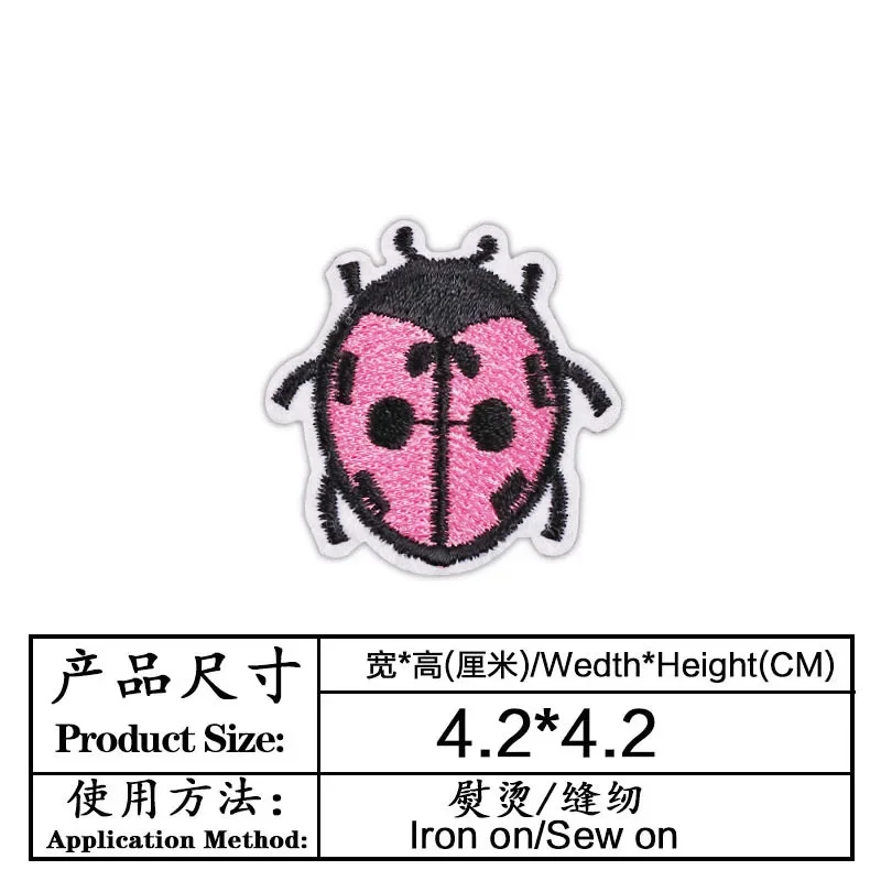 100pcs/Lot Small Embroidery Pa - Embroidery Lady Bug recension och pris