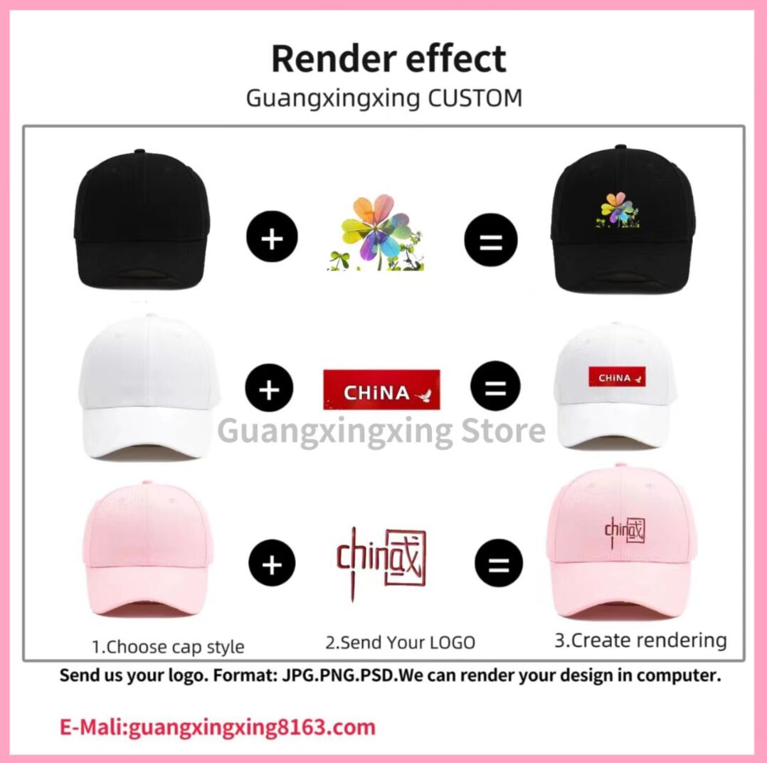 Custom Logo Hat Unisex DIY Des - Embroidery Design Logo recension och pris